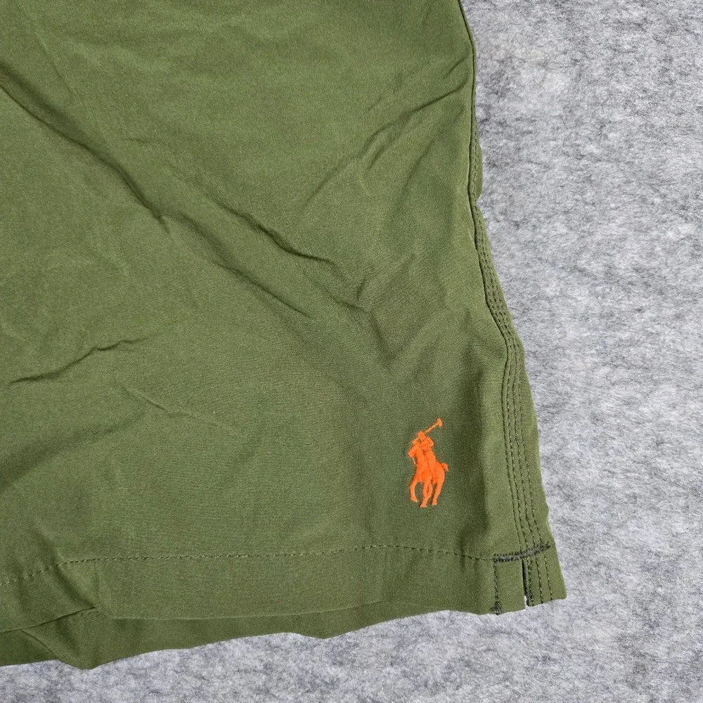 Polo Ralph Lauren Mens Green Cargo Traveler Swim Trunks XS